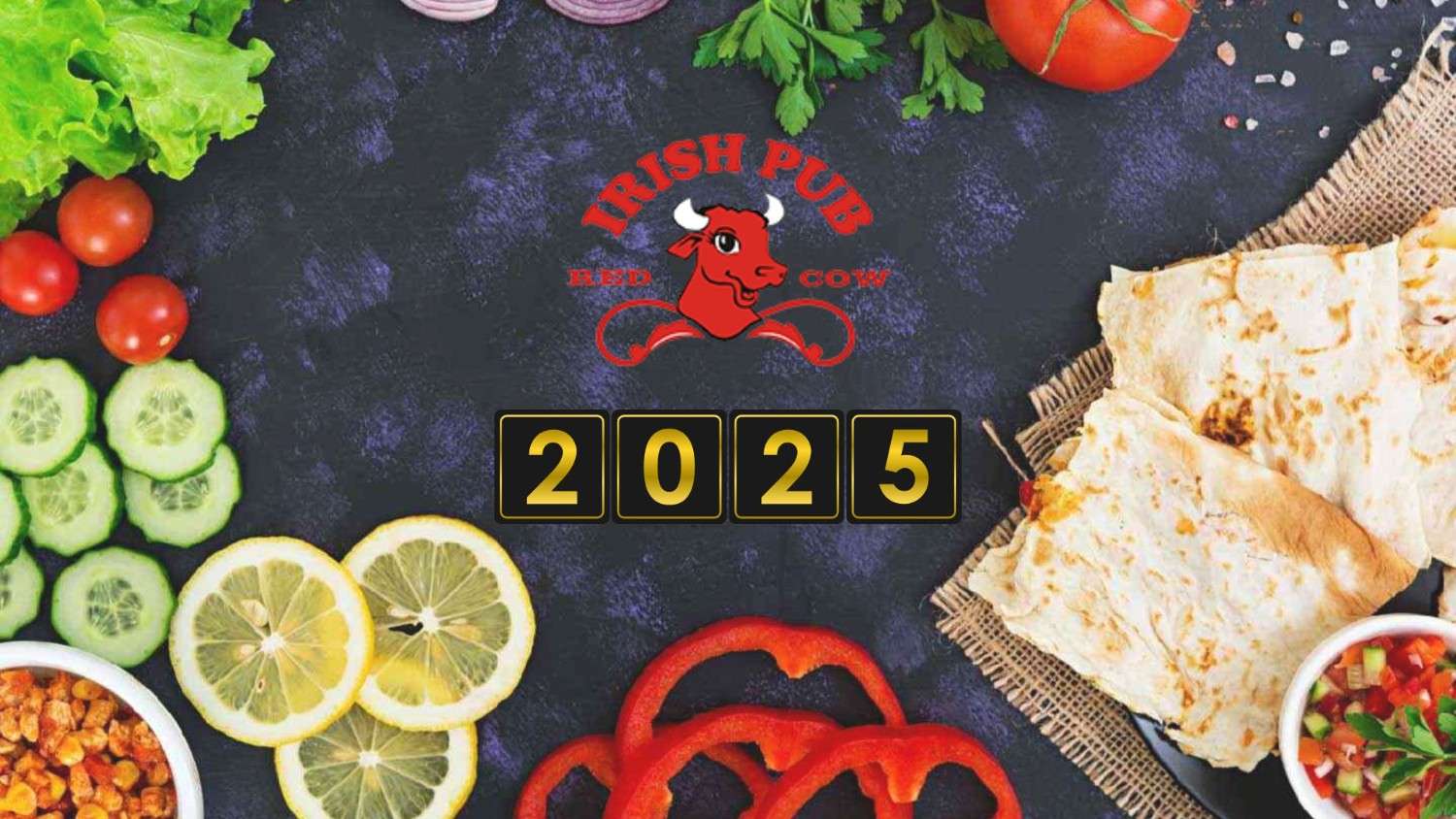 Nova godina Irish pub red cow
